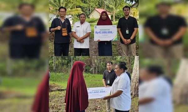 BPJS Ketenagakerjaan Cabang Papua Jayapura Serahkan Santunan Ahli Waris di Kampung Kehiran
