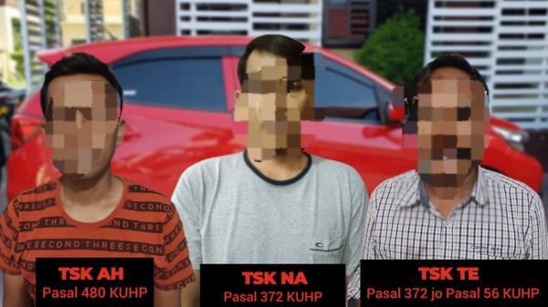Gelapkan Mobil Karyawati di Kota Probolinggo Tiga Pelaku Diringkus Polisi