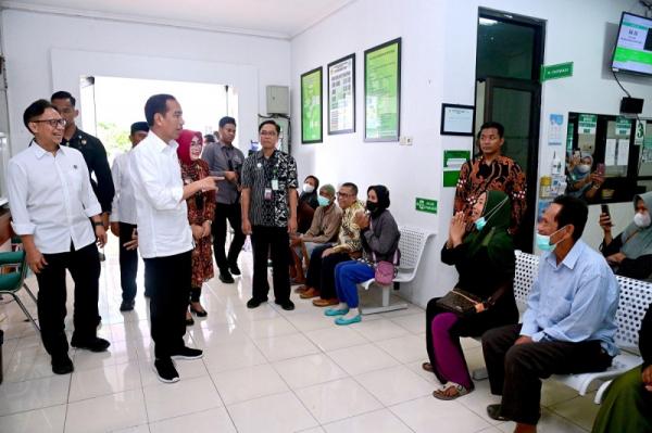 Sambangi Puskesmas Toroh 1, Presiden Jokowi Pastikan Peserta JKN Akses Pelayanan Dengan Mudah