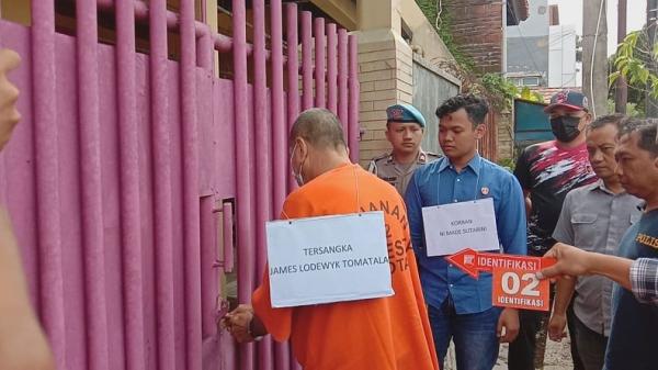 Reka Ulang Pembunuhan Disertai Mutilasi di Kota Malang, Tersangka Diteriaki Emak-emak