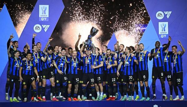 Hasil Bola Tadi Malam: Kalahkan Napoli, Inter Milan Juara Piala Super Italia