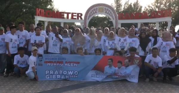 Ratusan Ndaru Aceh Deklarasi Dukungan untuk Prabowo-Gibran
