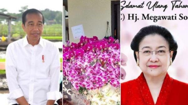 Ini Kata Analis Soal Pesan di Balik Bunga Anggrek Unggu Jokowi untuk Megawati