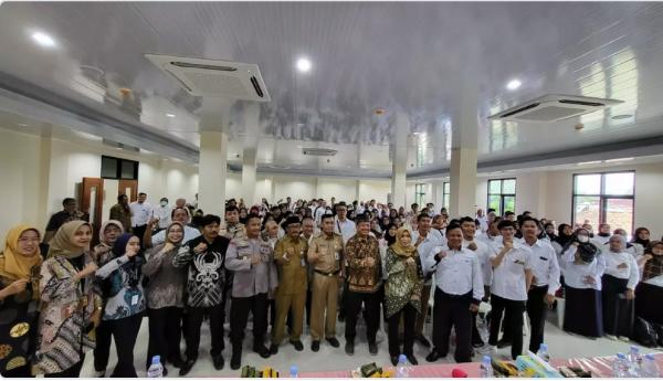 Ratusan Pengawas TPS Kecamatan Sukmajaya Siap Bertugas Amankan Pemilu