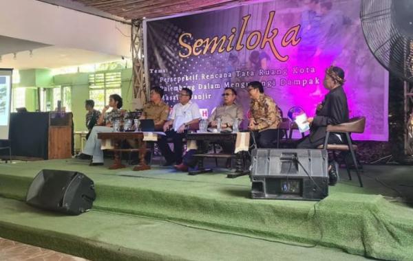 Bicara Tata Ruang dan Persoalan Banjir di Palembang, Sejumlah Tokoh Beri Saran Ini