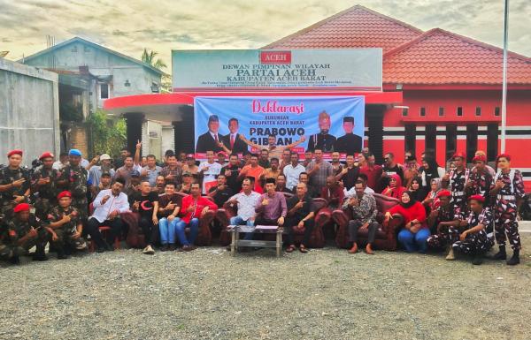 PA Aceh Barat Deklarasi Siap Menangkan Prabowo Gibran di Aceh
