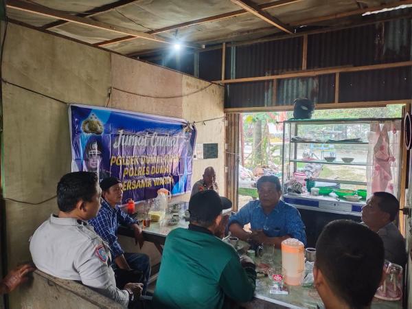 Polres Dumai dan Polsek Jajaran Secara Serentak Kembali Laksanakan Giat Rutin Jumat Curhat