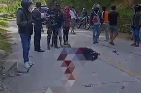 Kecelakan Maut di Jalan Poros Mamasa, Perempuan Pengendara Motor Tewas