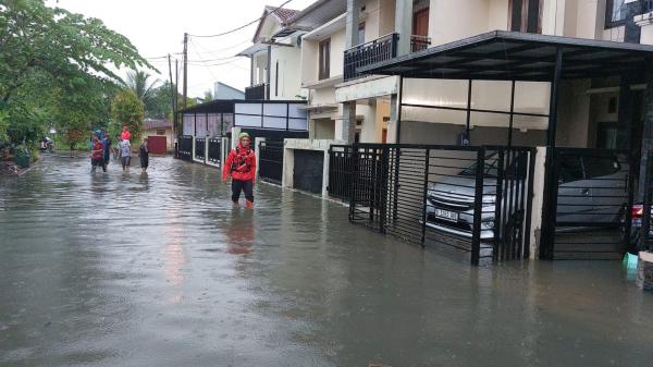 Diguyur Hujan Lebat, Sejumlah Lokasi di Ciamis Kota Dilanda Banjir