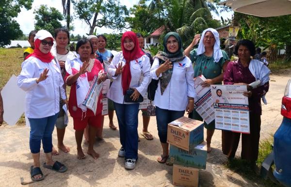 Peduli Warga Terdampak Banjir di Palembang, Caleg Partai Perindo Bantu Sembako dan Kesehatan Gratis