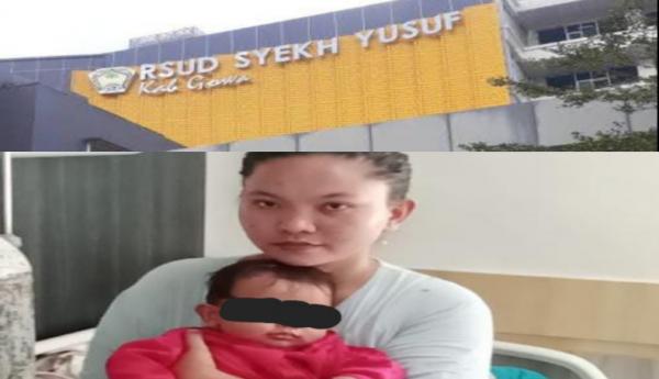 Tidak Mampu Bayar Biaya Perobatan, Pasien Bayi dan Ibunya Tertahan di RSUD Syekh Yusuf Gowa