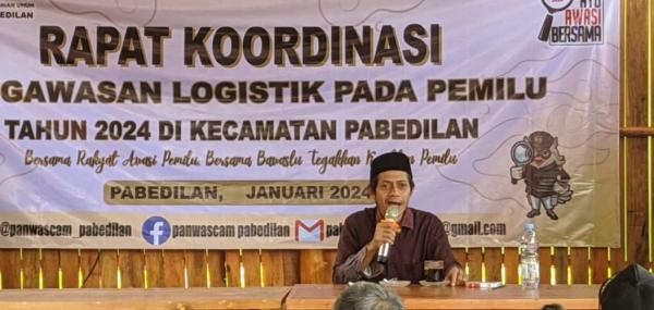 Rakor Pengawasan, Panwascam Pabedilan Minta Distribusi Logistik Pemilu Dijaga Ketat