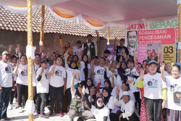 Relawan Jatim Beragam Gelar Sosialisasi Pencegahan Stunting Di Mojokerto