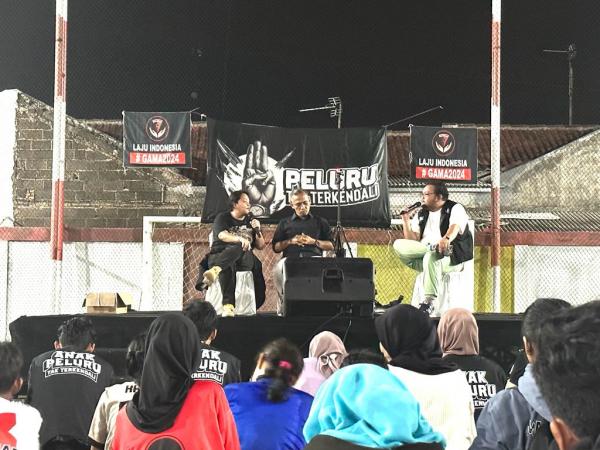 Peluru Tak Terkendali Ajak Muda-Mudi Ngobrol Bareng Caleg, Cari Solusi Masalah Kerjaan di Bekasi