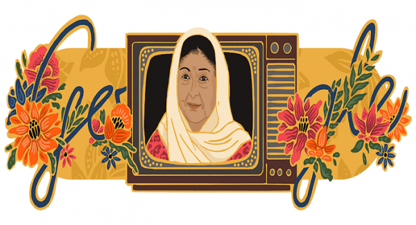 Hari Ini Google Doodle Tampilkan Wajah Aminah Cendrakasih, Siapa Dia? 