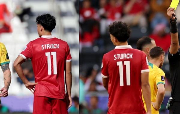 Nama Punggung Rafael Struick di Jersey Timnas Indonesia vs Australia Typo, Begini Reaksi Netizen
