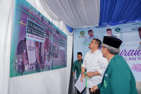Dua Tokoh Pendiri Al Jam'iyatul Washliyah Jadi Nama Jalan di Kota Medan, Ini Harapan Bobby Nasution
