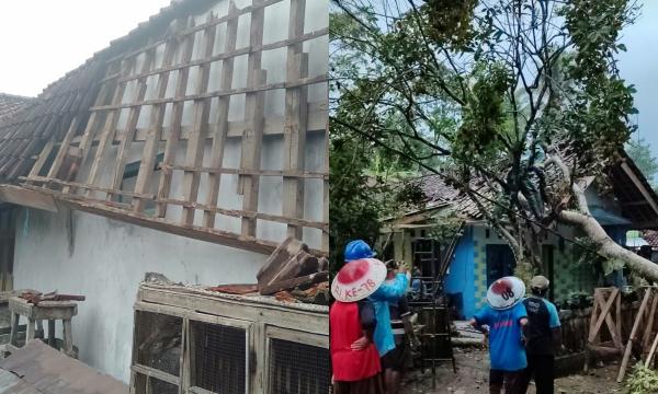 29 Rumah di Ciamis Rusak Akibat Cuaca Ekstrem Hujan Lebat dan Angin Kencang