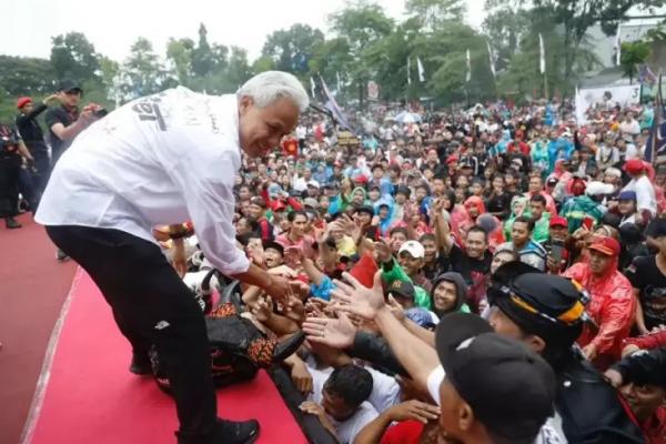 Hajatan Rakyat Ganjar-Mahfud di Malang, Ganjar: Insya Allah Semua Bergerak Memenangkan Pemilu 2024 
