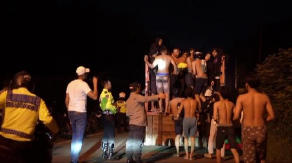 Balap Liar, 161 Pelaku Balap Liar dan Puluhan Motor Diamankan Polisi ke Mapolres Tuban