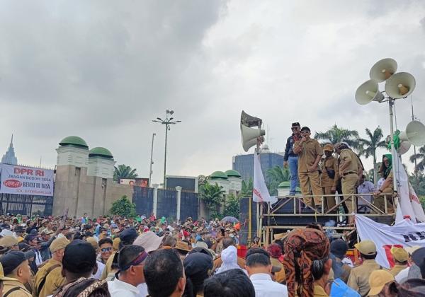 Kades Gelar Aksi Tuntut Revisi UU Desa di Jakarta, Kades Dari Grobogan Ikut Gabung