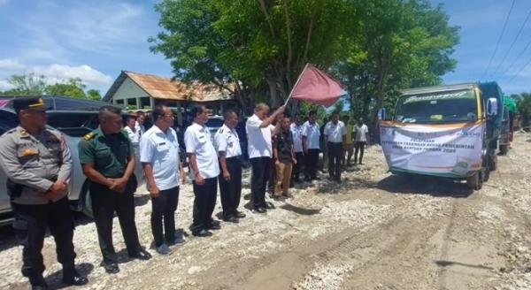 Launching Penyaluran 3.271 ton Beras CPP, Bupati Sumba Timur Harap Warga Survive Hadapi El Nino