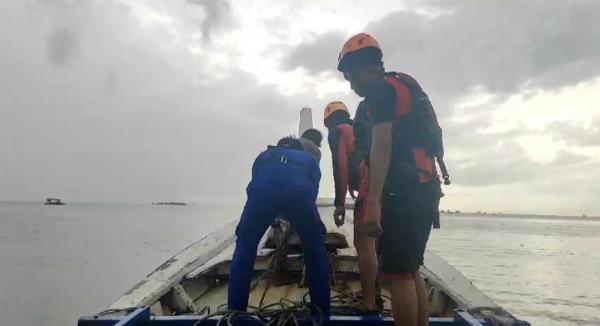 ABK KM Laila Terjatuh di Perairan Maspari, Tim SAR Gabungan Lakukan Pencarian