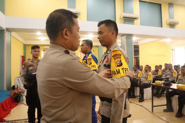151 Personil Polres Meranti Lakukan Pembekalan Pengamanan TPS