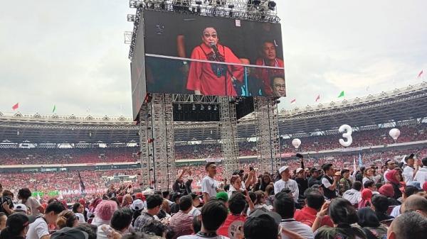 Kampanye Akbar Ganjar-Mahfud, Megawati Minta TNI-Polri Tak Intimidasi Rakyat selama Pemilu 2024