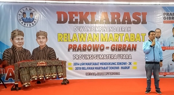 Tohom Purba Optimis Satu Putaran Prabowo-Gibran