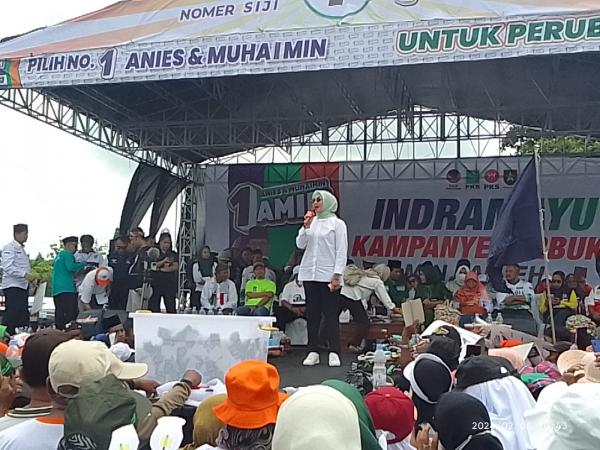 Kampanye Terbuka AMIN di Indramayu, Mohon Dukungan Coblos Nomor 1