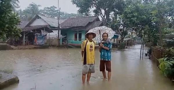 Sungai Cilemer Meluap, Sejumlah wilayah di Pandeglang Terendam Banjir