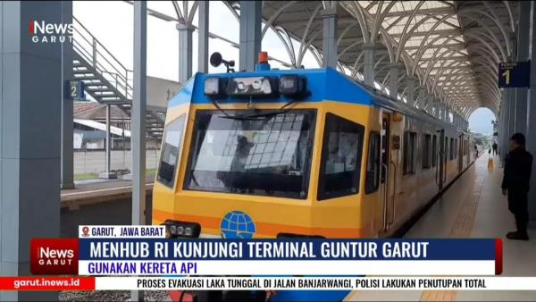 (VIDEO) Menhub RI Budi Karya Sumadi Terminal Guntur Garut Resik, Bersih, dan Apik