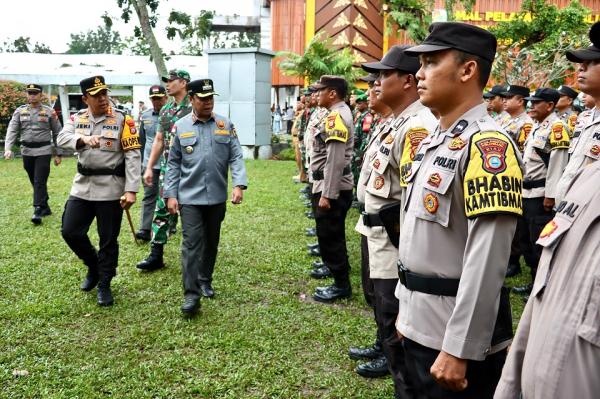 Apel Kesiapan, TNI Polri Siap Sukseskan Pemilu 2024