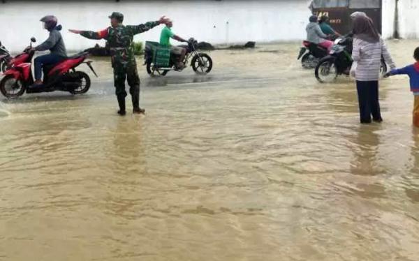 Luapan Banjir Grobogan Terjang Demak, Ratusan Warga Mengungsi