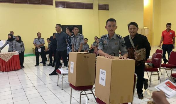 Lapas Surabaya Gelar Simulasi Pemilu Bagi Petugas KPPS