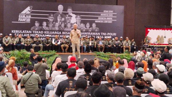 Hadiri Deklarasi PP Polri, Ganjar Pranowo Ceritakan Sejak Kecil Dirinya Dijarkan Tidak Mencla-mencle