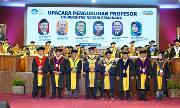 Unnes Kukuhkan 6 Profesor, Ini Profilnya