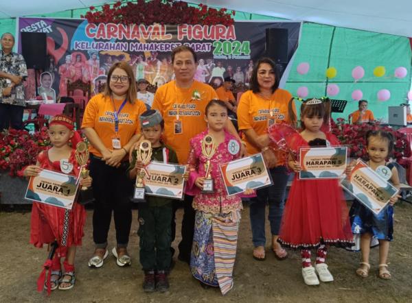 Mikha Langi Juara 1 Kategori Anak Pada Karnaval Figura Kuncikan Festival 2024