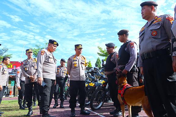 Karoops Polda Jateng Sidak Polres Tegal Kota dan Pemalang, Pastikan Kesiapan Pasukan Power On Hand