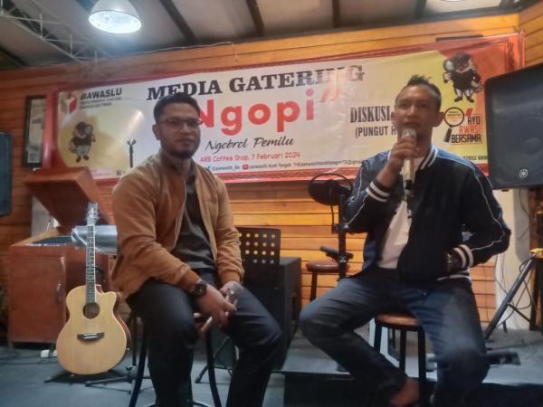 Ngopi Bareng Awak Media, Bawaslu Aceh Tengah: Kemungkinan Kecurangan Dipunggut Hitung Sangat Kecil