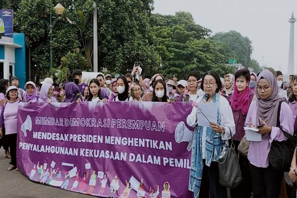Mimbar Demokrasi Perempuan Desak Jokowi Tidak Cawe-cawe di Pilpres 2024