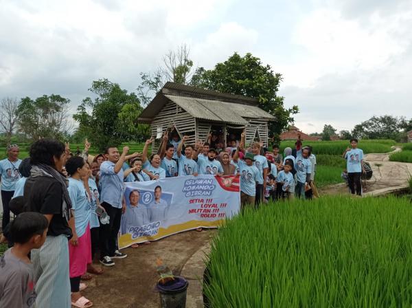 Relawan Komando Gibran Terus Gempur Cianjur