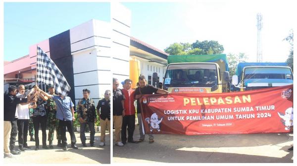 Logistik Pemilu Mulai Didistribusikan KPU Sumba Timur, Awali untuk Wilayah Selatan