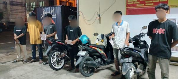 Polisi Amankan Sejumlah Pemuda yang Balap Liar di Pasar Baru Mamuju
