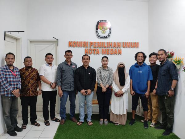 PFI Medan dan KPU Medan Diskusi Soal Pemilu 2024