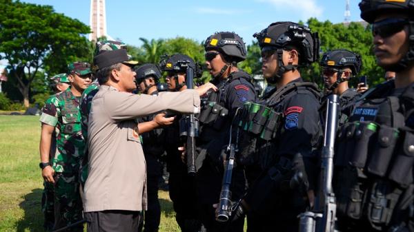 7 Daerah di Jateng Rawan Tinggi Pemilu, Polisi Gabungan Siaga Penuh