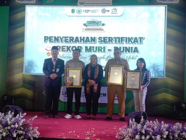KPM Unsiq di Banjarnegara Dapat Penghargaan MURI