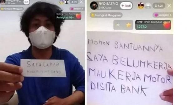 Pengemis Live di TikTok Ngaku Kelaparan Viral, Netizen Malah Gak Simpati