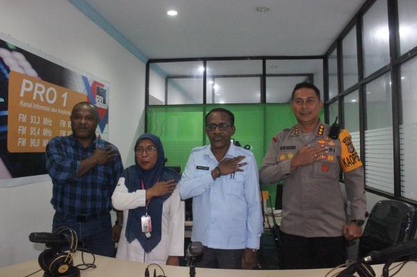 Sukses Pemilu dan Keamanan Kota Jayapura Jadi Sorotan Utama dalam Program 'Polisi Menyapa'